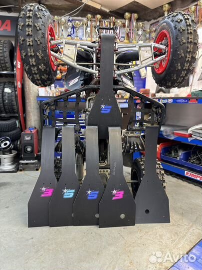 Yamaha Raptor 250 защита картера двигателя и рамы