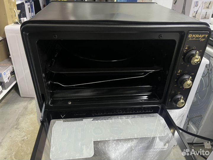 Мини-печь Kraft TCH-MO 3605 BL retro черный