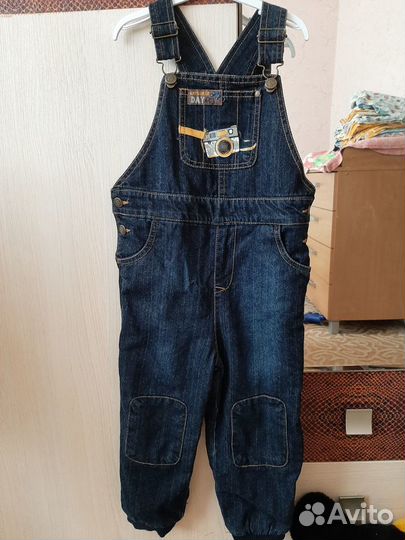 Полукомбинезон джинсовый для мальчик Acoola,92 р