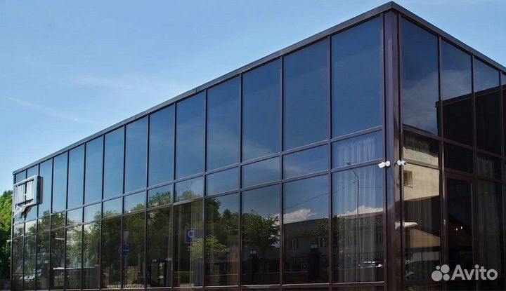 Фасадное остекление, витражное остекление