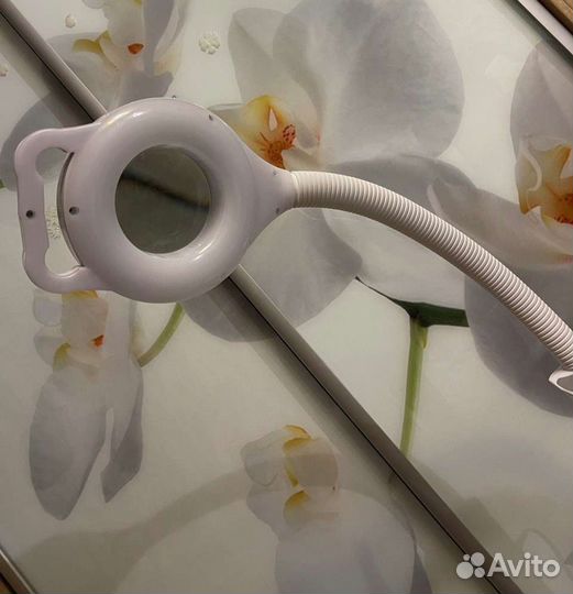 Лампа лупа напольная