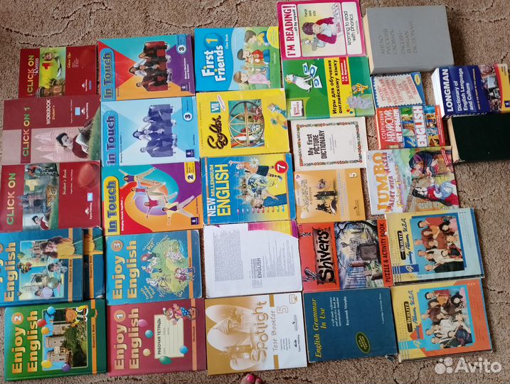 Учебники, словари, книги детские