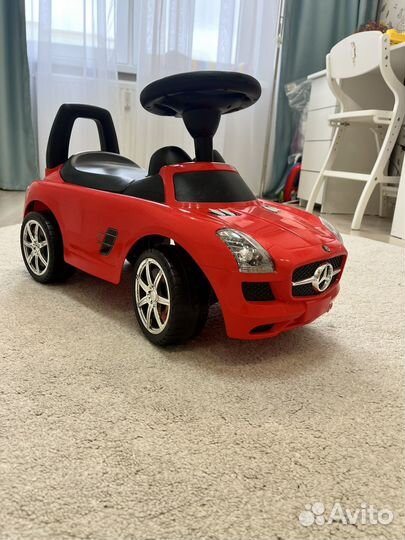 Машинка каталка толокар mercedes