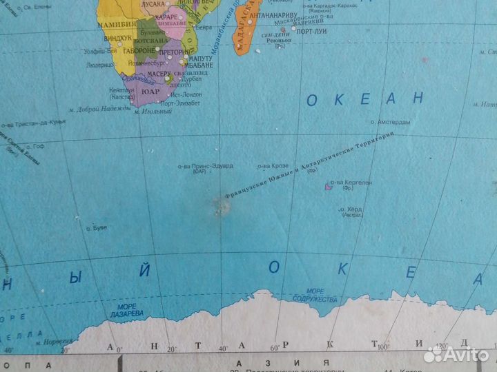 Карта мира. Коврик на стол