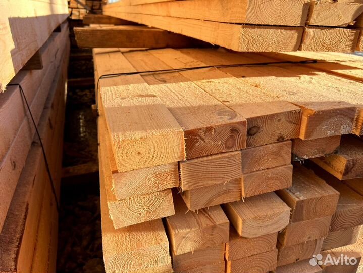 Брус обрезной 100х150х6000мм 1 сорт ГОСТ