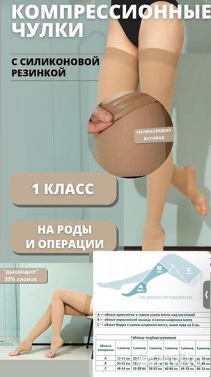 Новые компрессионные чулки