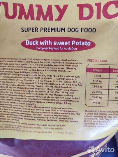 Сухой корм для собак