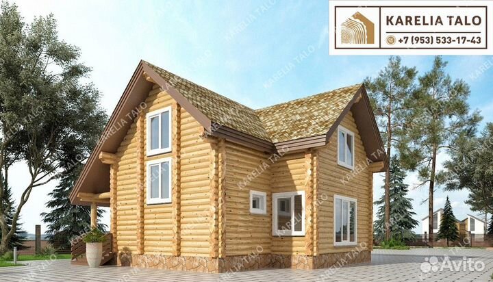 Сруб дома / арт. - 7/5ca