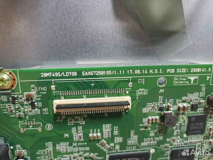 Телевизор LG 24MT49S (Разбор)(По запчастям)