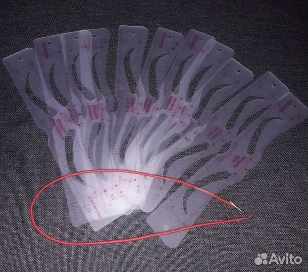 Набор трафаретов для окрашивания бровей