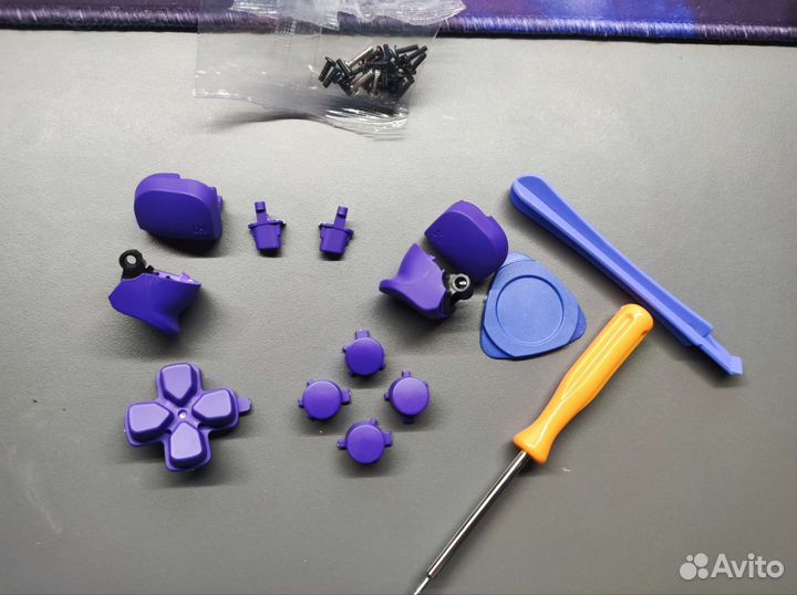 Запчасти для кастомизации dualsense ps5 фиолетовый