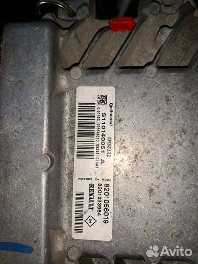 Комплект Эбу Лада Ларгус K4M