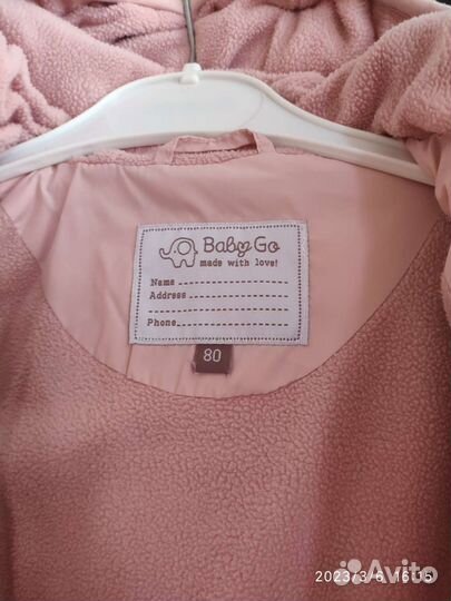 Курточка для девочки 80