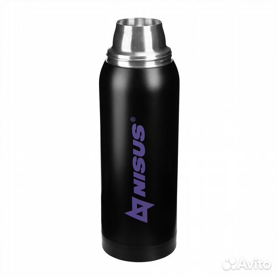 Термос N.TM-047-LW 1200 ML Волк (2 крышки-кружки)