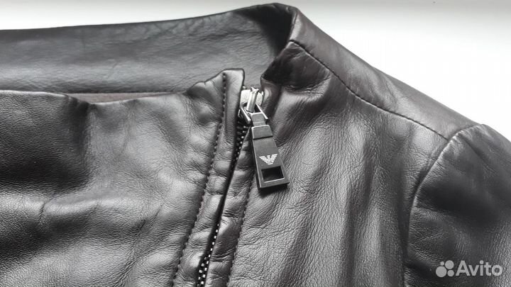 Куртка кожаная Emporio Armani