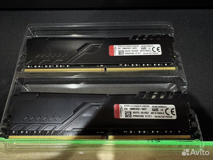 Оперативная память HyperX Fury DDR4 16 Gb (2x8)