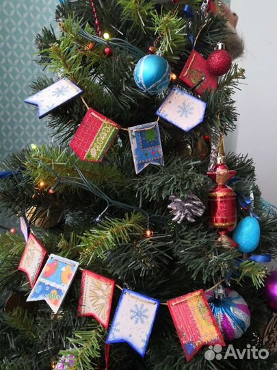 Заготовка Флажок. Гирлянда из Флажков. 50 штук