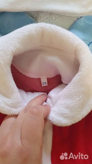 Костюм деда мороза детский