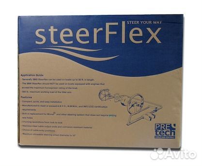 Трос рулевого управления 18 футов (5,49 м), нержав