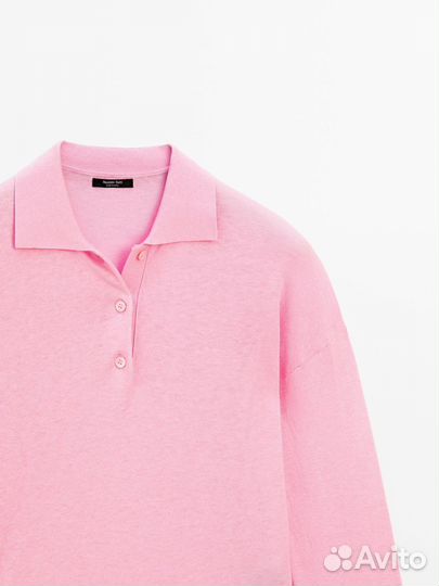 Свитер поло Massimo Dutti