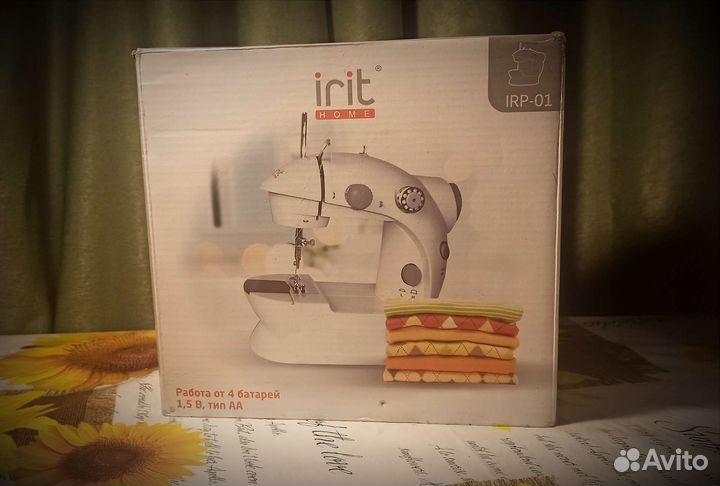 Мини швейная машинка Irit IRP-01 (новая)
