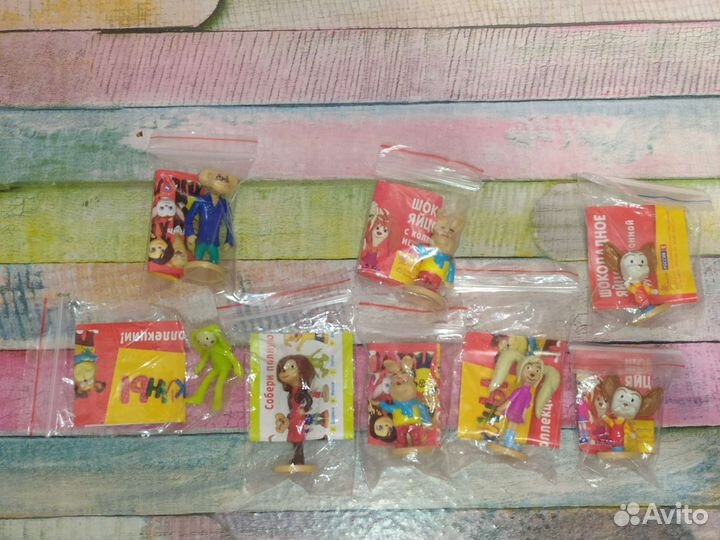 Единичные фигурки из разных шок. яиц