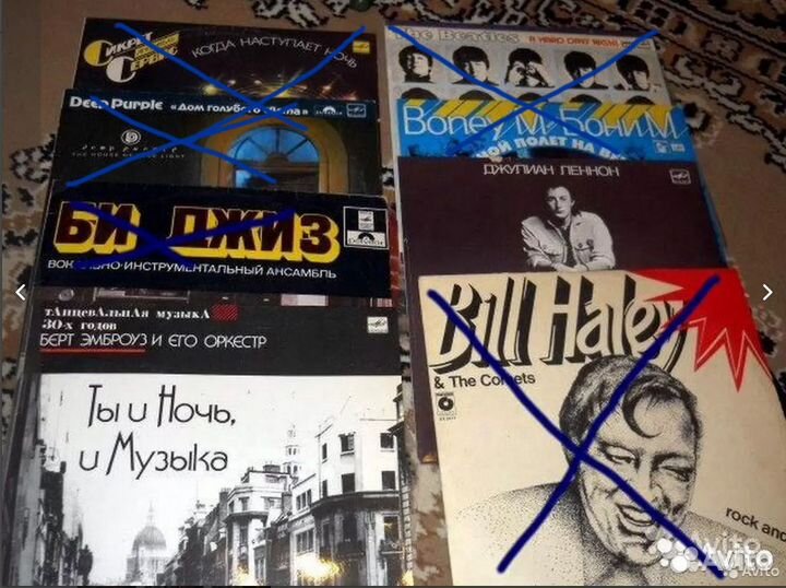 Советские виниловые пластинки СССР 2