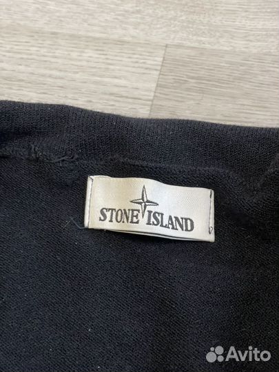 Stone Island 1/4 Zip свитер шерстяной