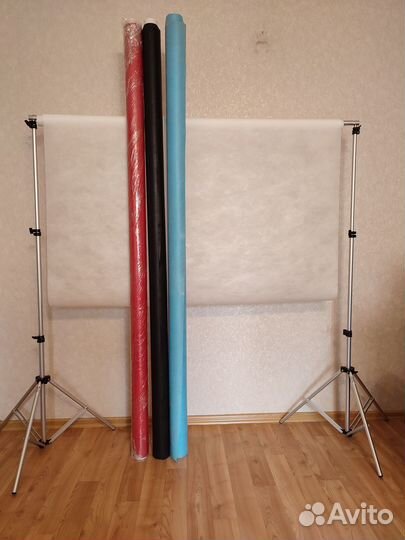 1. Система установки фона + фон нетканый