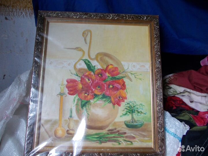 Картина маслом новая в упаковке
