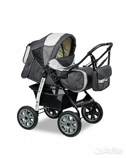 Коляска трансформер 2 в 1 amelia