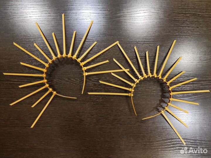 Ободок корона с лучами диадема