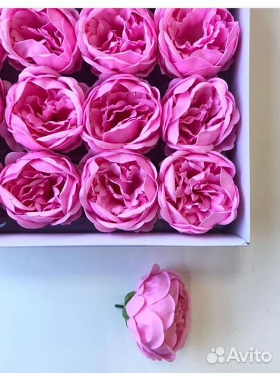 Мыльны цветы пионы