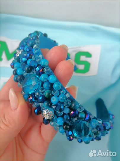 Ободок для волос ручной работы