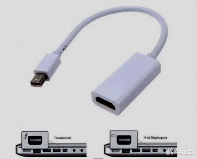 Переходник Thunderbolt (Mini DisplayPort) - hdmi