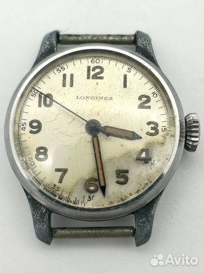 Старинные часы Longines L12 1942 г. на ходу