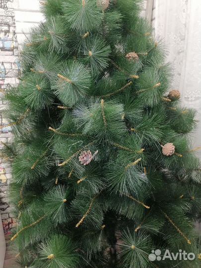 Елка искусственная высота 240 см густая и пышная