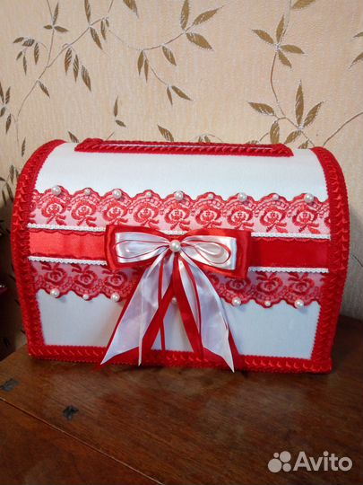 Свадебный сундучок для денег