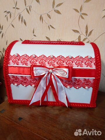 Свадебный сундучок для денег