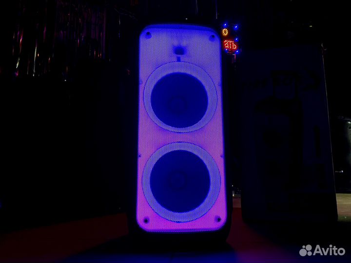 Колонка Eltronic 1000 ват с подсветкой