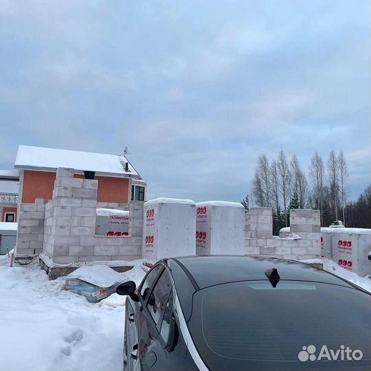 Газоблоки Д500 LSR/SLS с размером 625*250*375м