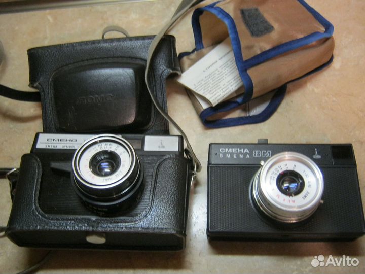 Фотоаппараты СССР, вспышка, фотоэкспонометр