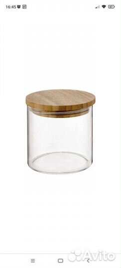 Банка для сыпучих стекло