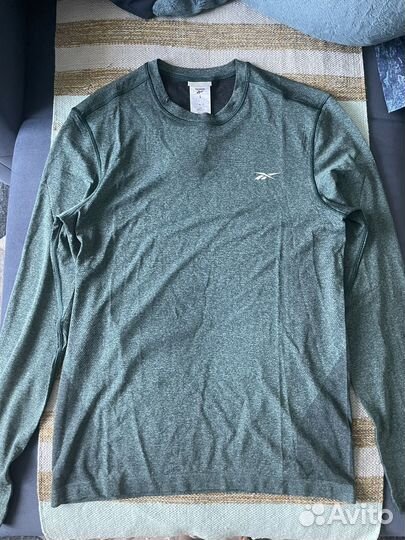 Reebok лонгслив мужской новый