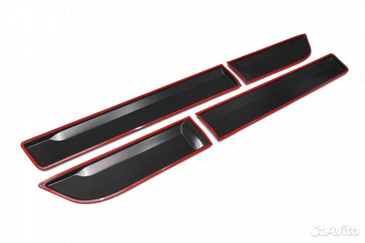 Молдинги дверей (4 шт) - для renault duster II 202