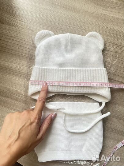 Комплект шапка, шарф