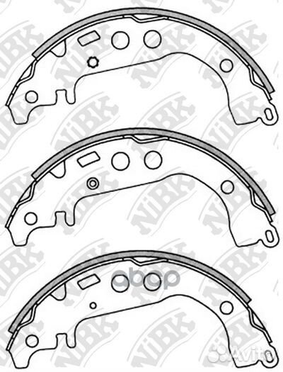 Колод. торм. бар. NiBK FN2342 FN2342 NiBK