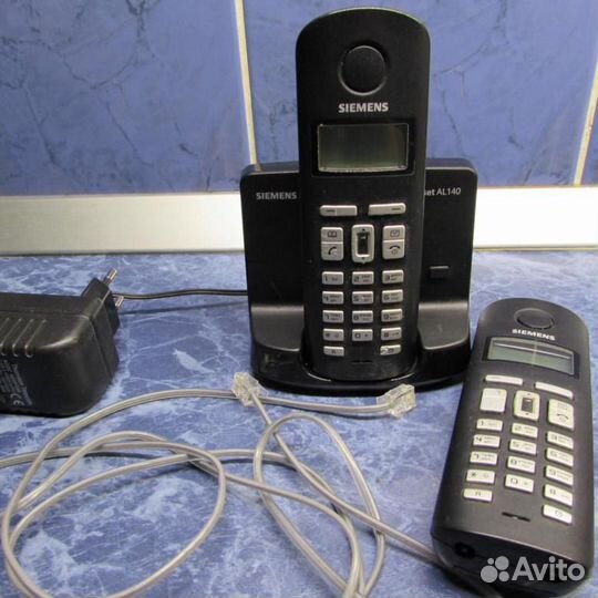 Радиотелефон Sienens gigaset al140(2трубки.б.у)