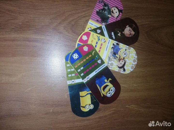 Карточки миньоны с магнит