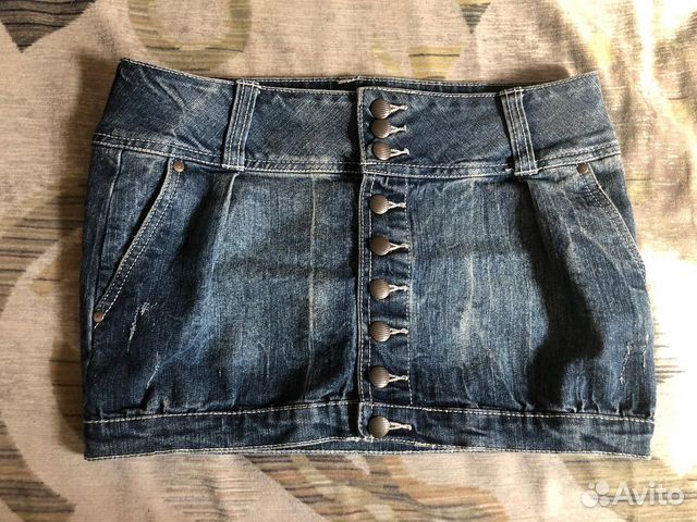 Юбка джинсовая под леггинсы